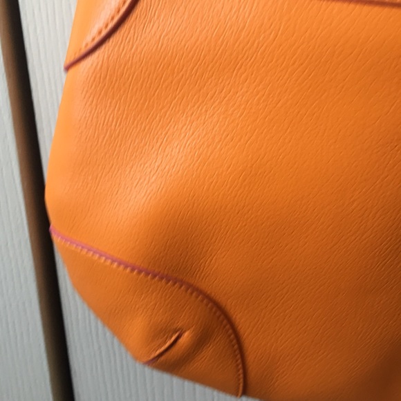 NWT Baekgaard orange purse with pink trim - Picture 4 of 8